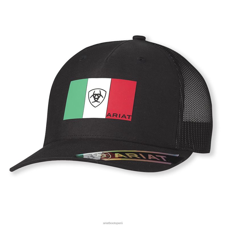 Ariat accesorios hombres gorra bandera de mexico P0RPZ1923 negro