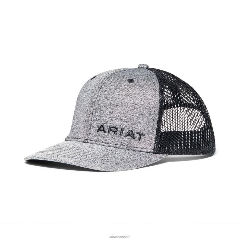 Ariat accesorios hombres gorra con logo desplazado P0RPZ1901 negro