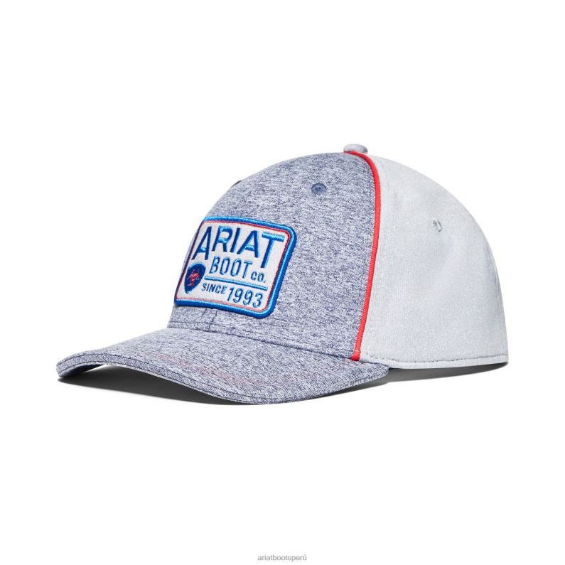 Ariat accesorios hombres gorra con parche boot co P0RPZ1988 gris