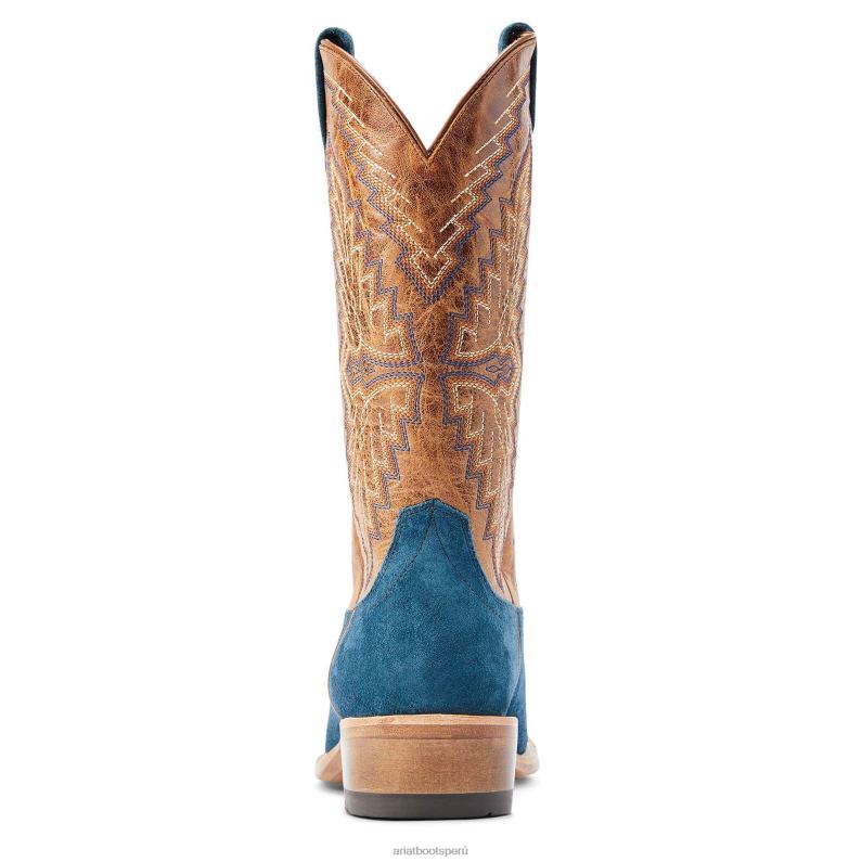 Ariat calzado hombres Bota vaquera Futurity Showman P0RPZ41 piedra azul