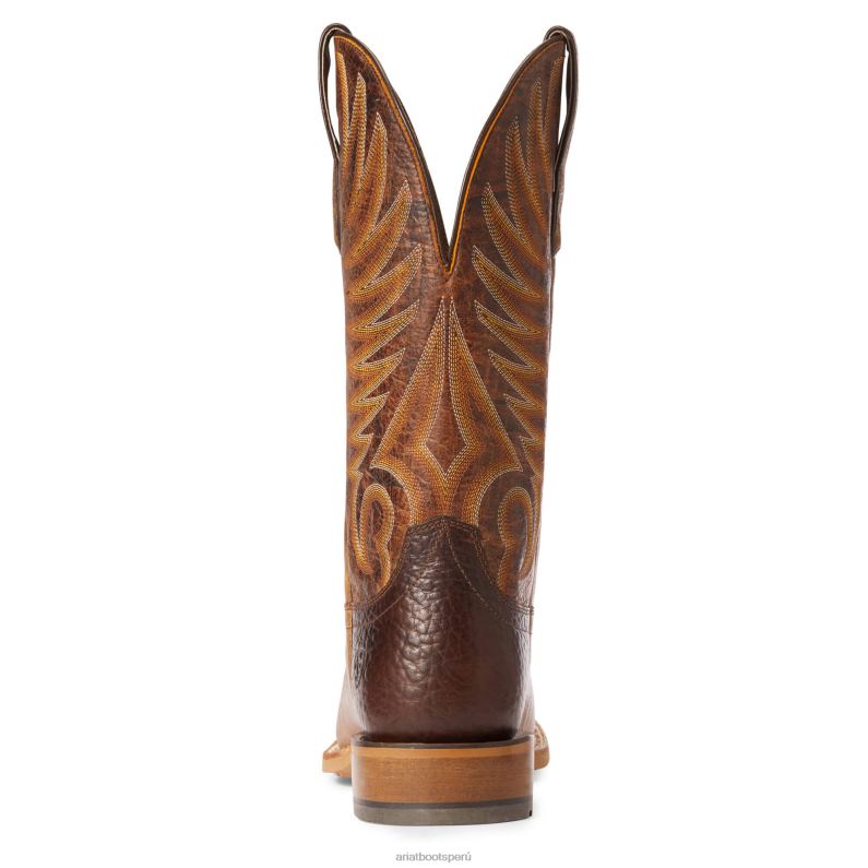 Ariat calzado hombres bota toledo occidental P0RPZ100 crujido natural