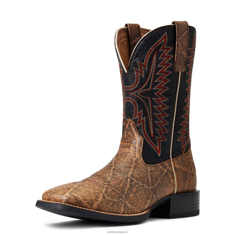 Ariat calzado hombres bota vaquera deportiva smokewagon P0RPZ45 estampado de elefante grizzly