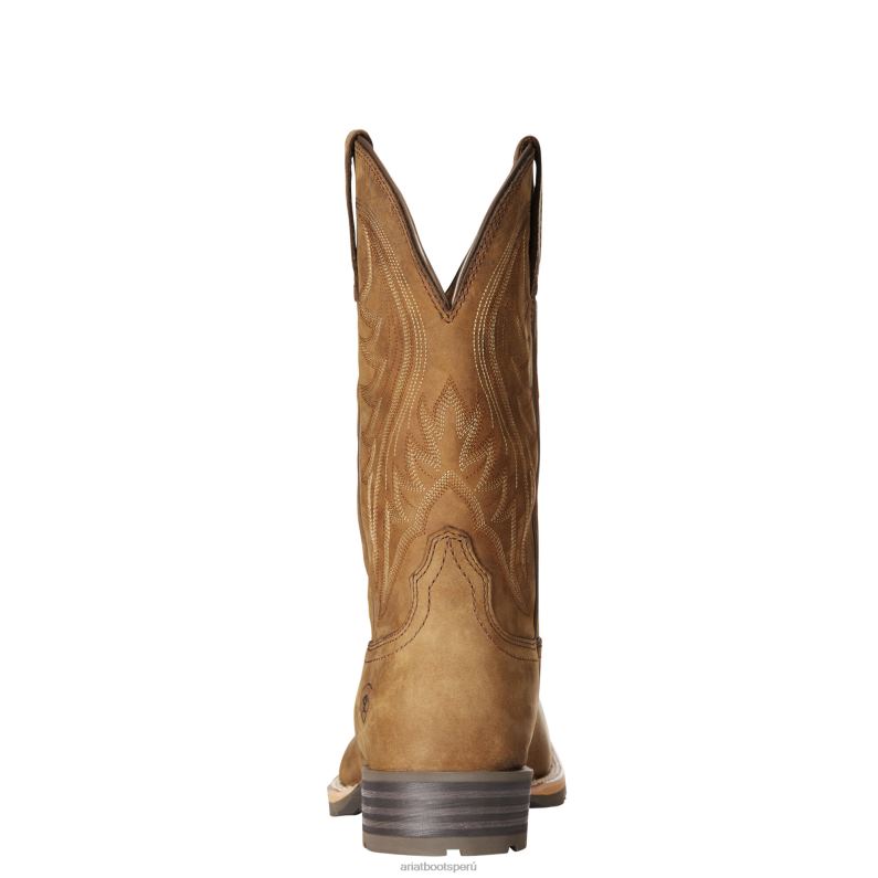 Ariat calzado hombres bota vaquera ranchera híbrida P0RPZ6 marrón angustiado