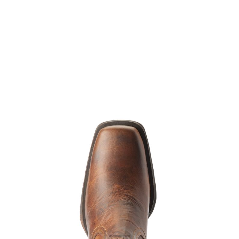 Ariat calzado hombres bota rambler midtown P0RPZ81 marrón granero