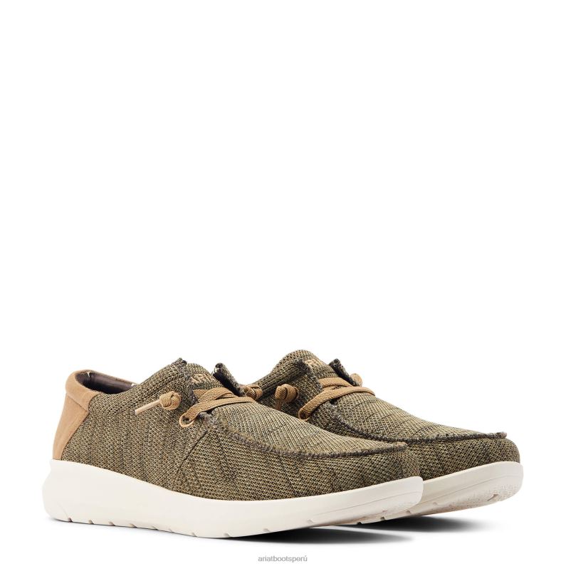 Ariat calzado hombres hilos 1 P0RPZ428 oliva oscuro