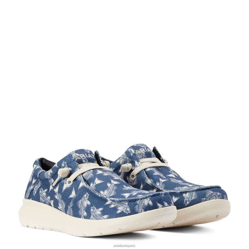 Ariat calzado hombres hilos 1 P0RPZ435 macabí azul