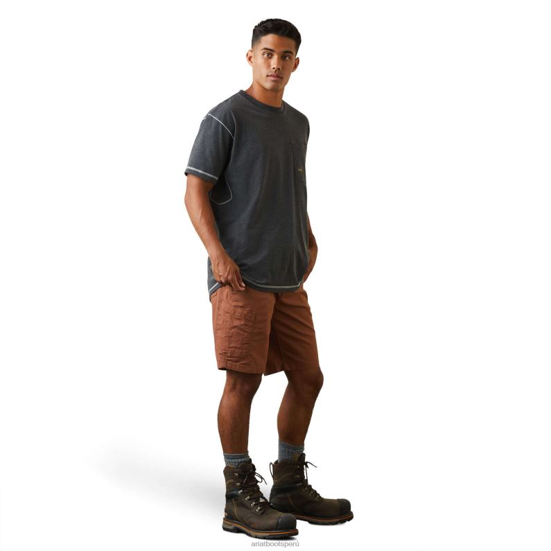 Ariat fondos hombres barra de refuerzo durastretch hecha resistente y corta P0RPZ1759 secoya