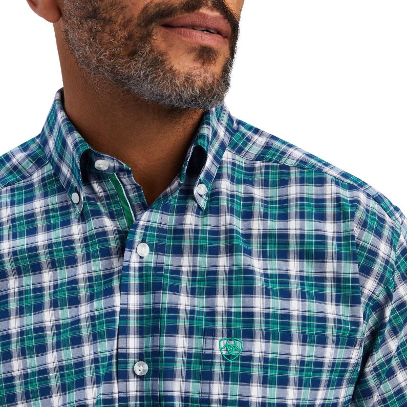 Ariat tapas hombres camisa de ajuste clásico elástica brantleigh pro series P0RPZ1191 frijol de jalea