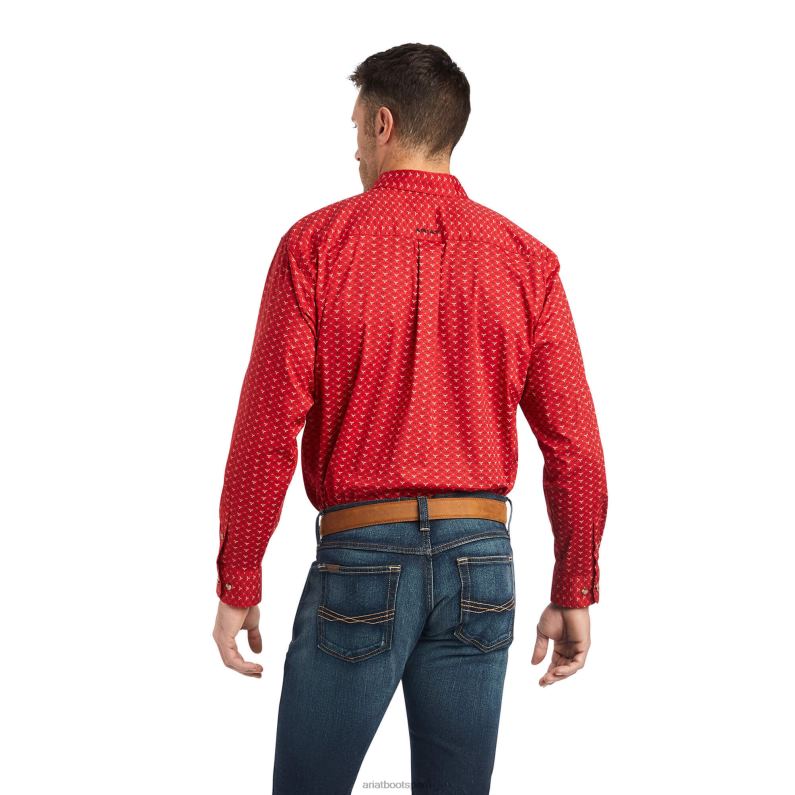 Ariat tapas hombres camisa korbin elástica de corte clásico P0RPZ1193 samba