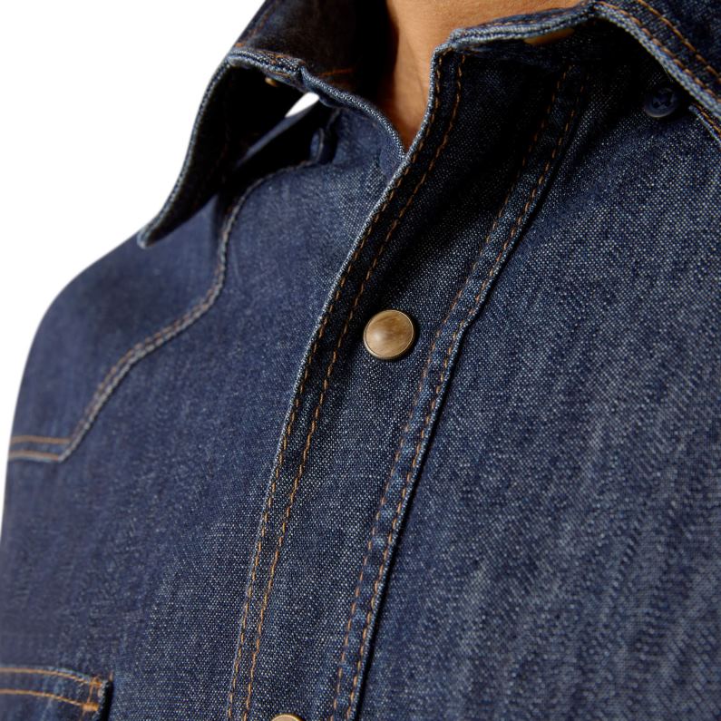 Ariat tapas hombres camisa vaquera clásica P0RPZ1383 Broadway