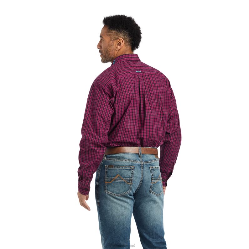 Ariat tapas hombres camiseta de corte clásico del equipo cooper pro series P0RPZ1212 rojo remolacha