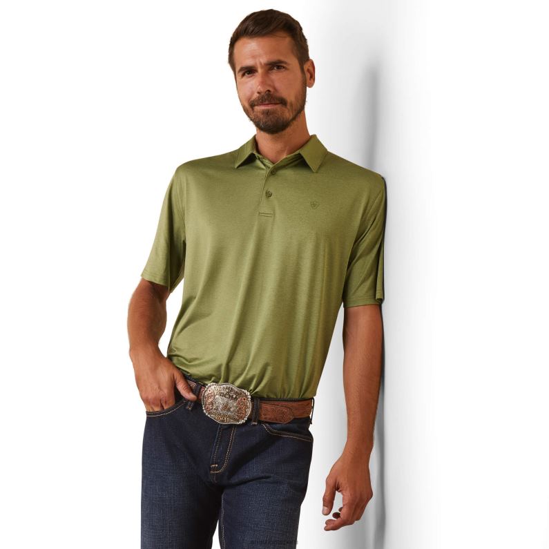 Ariat tapas hombres cargador 2.0 polo P0RPZ711 pesto