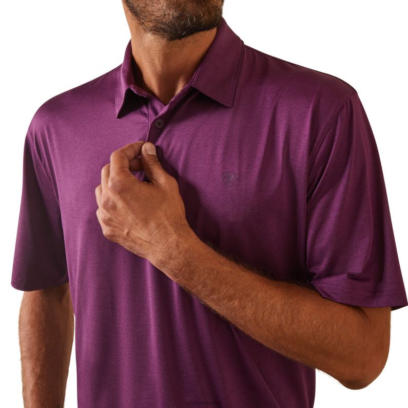 Ariat tapas hombres cargador 2.0 polo P0RPZ731 vagabundo morado