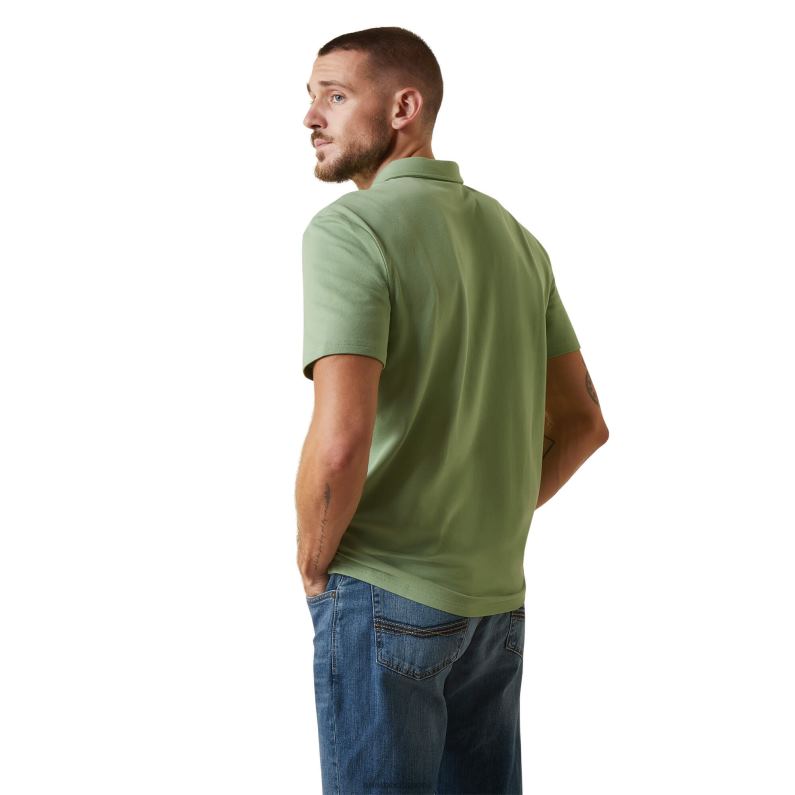 Ariat tapas hombres medalla de polo P0RPZ729 albahaca