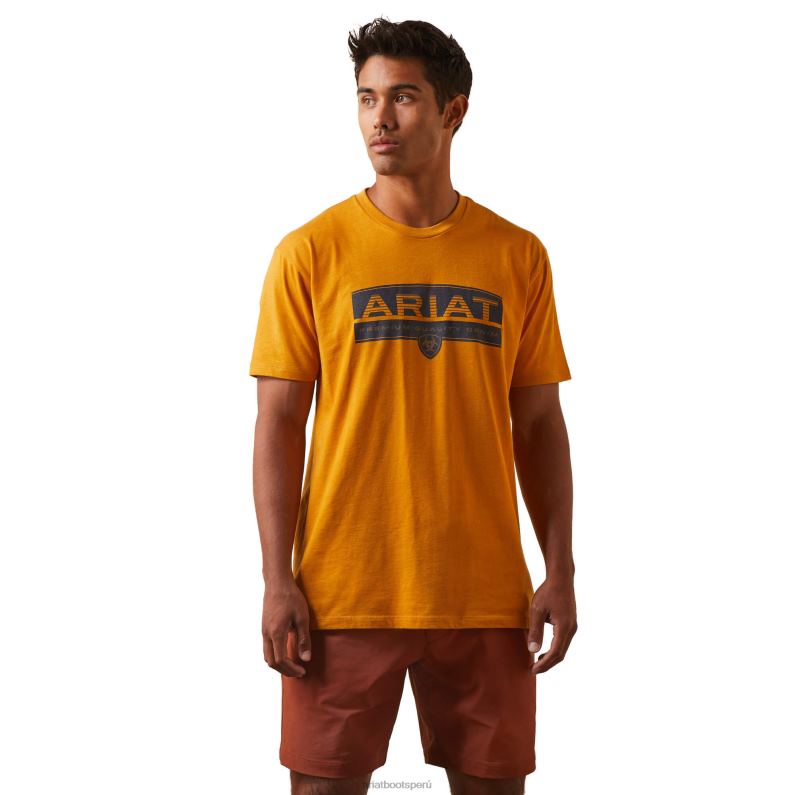 Ariat tapas hombres camiseta de sombras P0RPZ907 brezo de alforfón