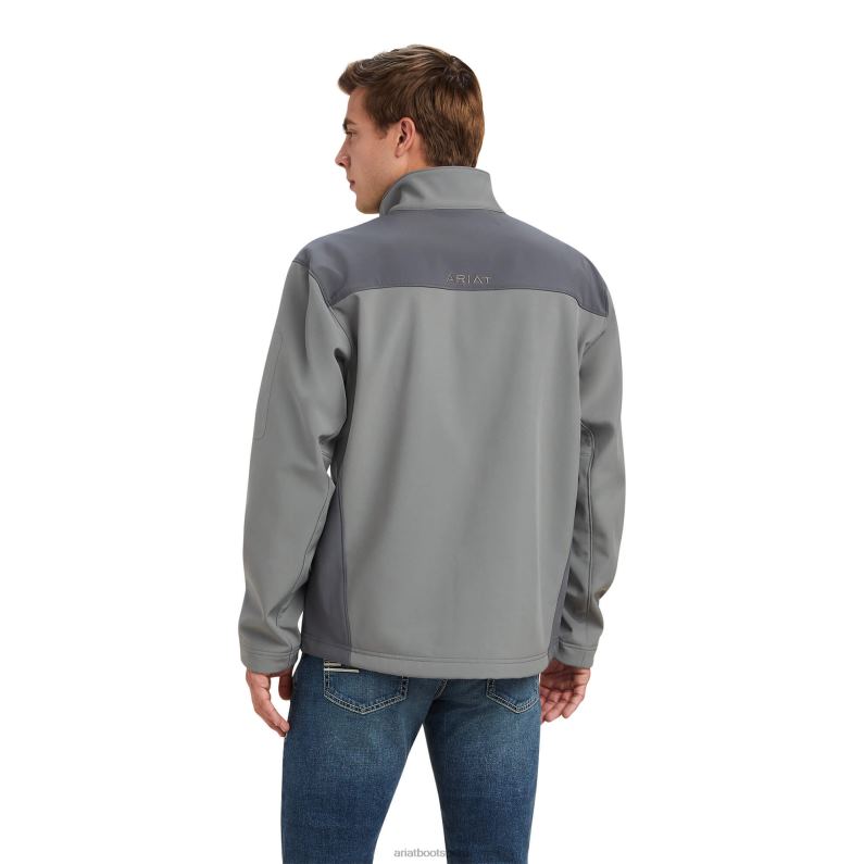 Ariat tapas hombres chaqueta softshell vernon 2.0 P0RPZ1595 gris embarcadero