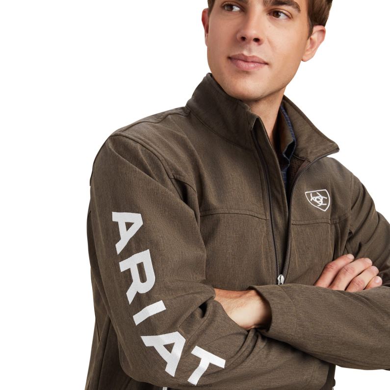 Ariat tapas hombres nueva chaqueta softshell del equipo P0RPZ1663 Brezo de corteza de baniano