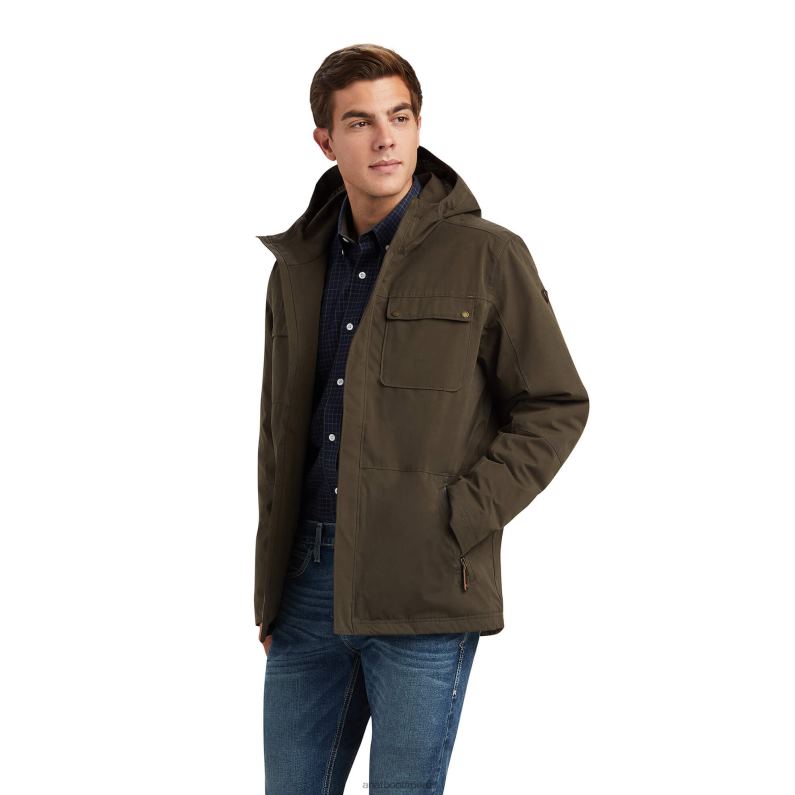 Ariat tapas hombres parka argentina P0RPZ1650 tierra