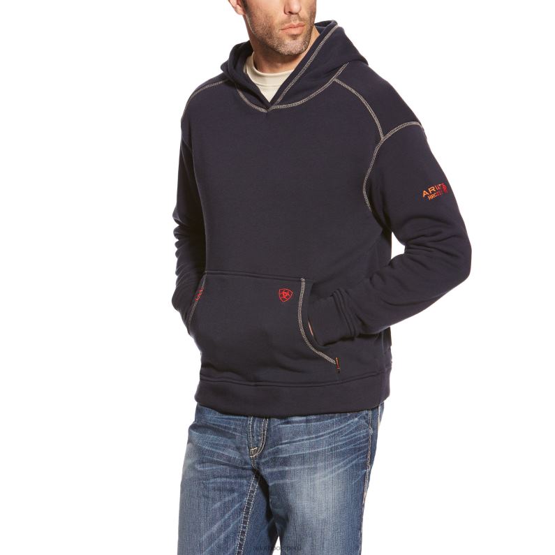 Ariat tapas hombres sudadera con capucha polartec P0RPZ1475 Armada