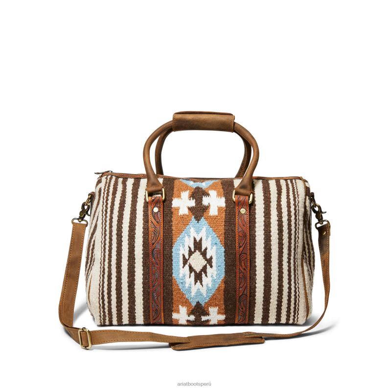 Ariat accesorios mujer lona tejida alfombra P0RPZ3732 marrón