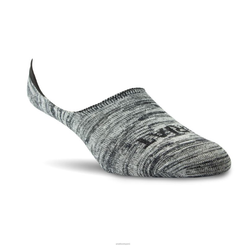 Ariat accesorios mujer Calcetines antideslizantes invisibles, paquete de 4 pares. P0RPZ3813 arcoiris jaspeado