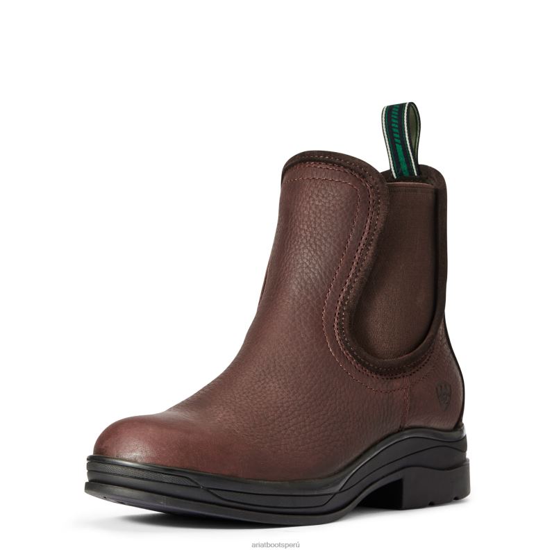 Ariat calzado mujer bota impermeable keswick P0RPZ2300 marron oscuro
