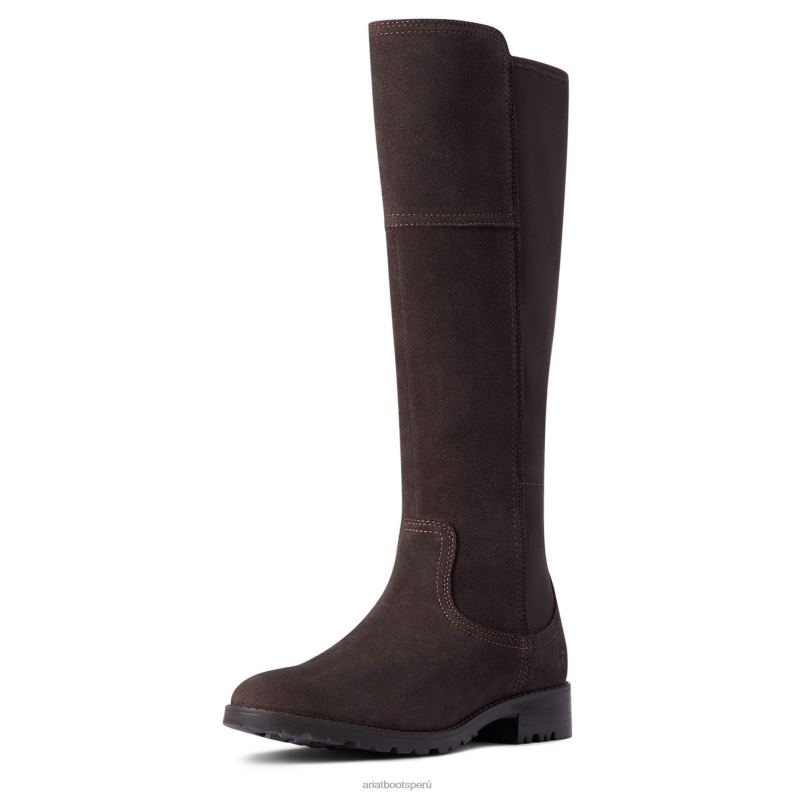 Ariat calzado mujer bota impermeable sutton ii P0RPZ2355 chocolate