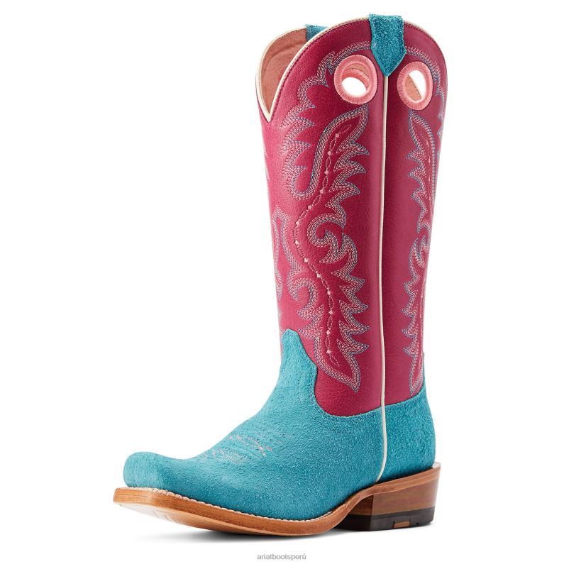 Ariat calzado mujer Bota vaquera Futurity Boon P0RPZ2215 azul cielo