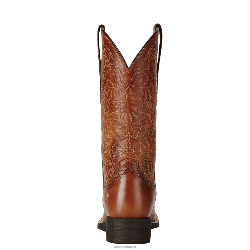 Ariat calzado mujer Bota vaquera remuda redondeada P0RPZ2108 naturalmente rico