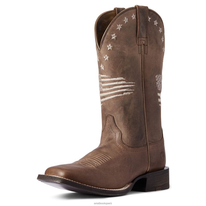 Ariat calzado mujer Bota western circuito patriota P0RPZ2171 bronceado desgastado