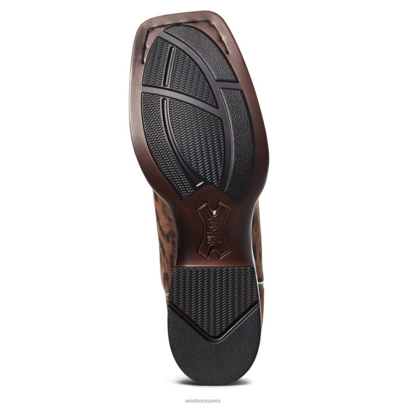 Ariat calzado mujer bota occidental en horario estelar P0RPZ2167 leopardo descolorido