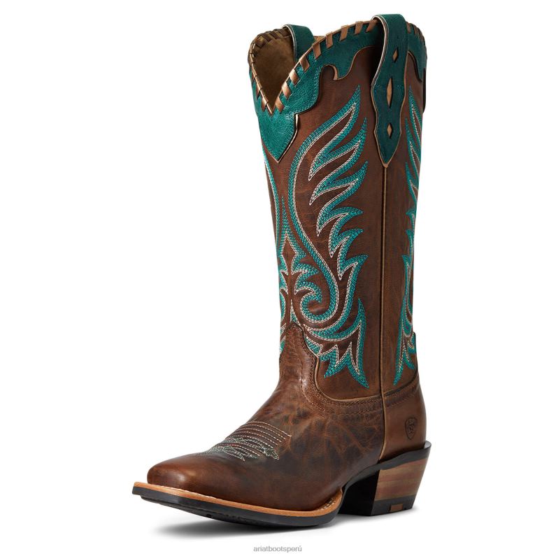 Ariat calzado mujer bota vaquera crossfire picante P0RPZ2176 bronceado desgastado
