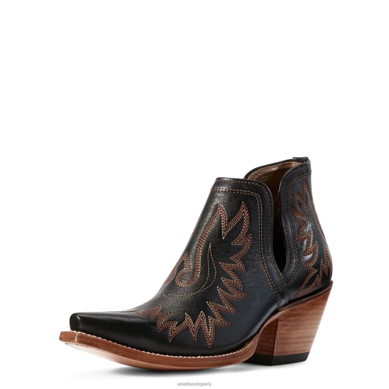 Ariat calzado mujer bota vaquera dixon P0RPZ2194 brooklyn negro