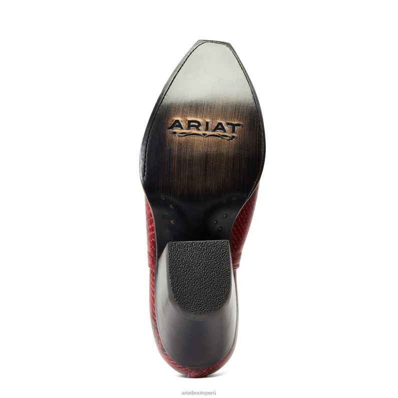 Ariat calzado mujer bota vaquera dixon P0RPZ2217 serpiente roja