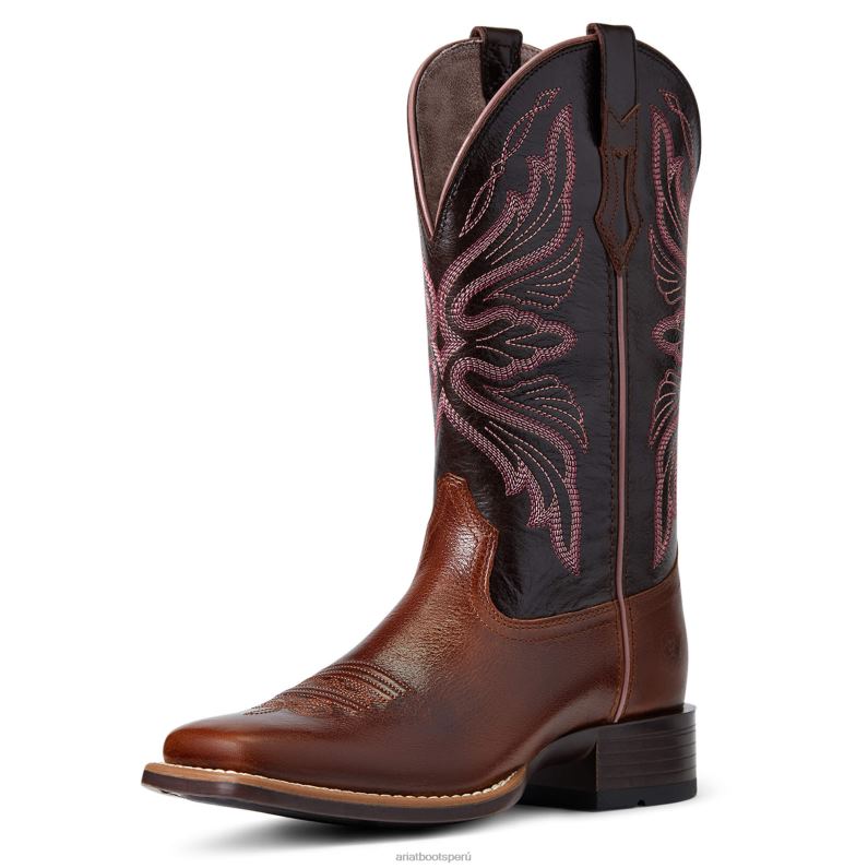 Ariat calzado mujer bota vaquera edgewood P0RPZ2189 equipaje oscuro