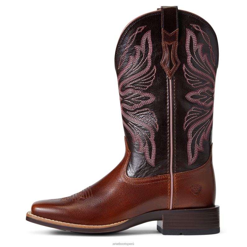 Ariat calzado mujer bota vaquera edgewood P0RPZ2189 equipaje oscuro