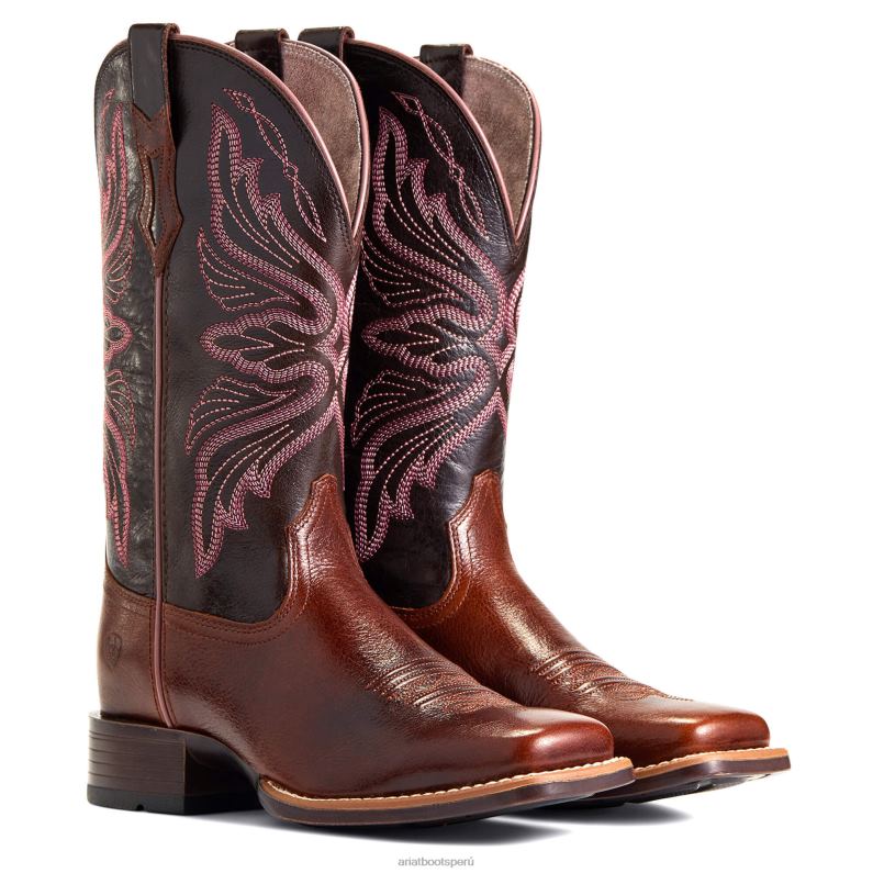 Ariat calzado mujer bota vaquera edgewood P0RPZ2189 equipaje oscuro