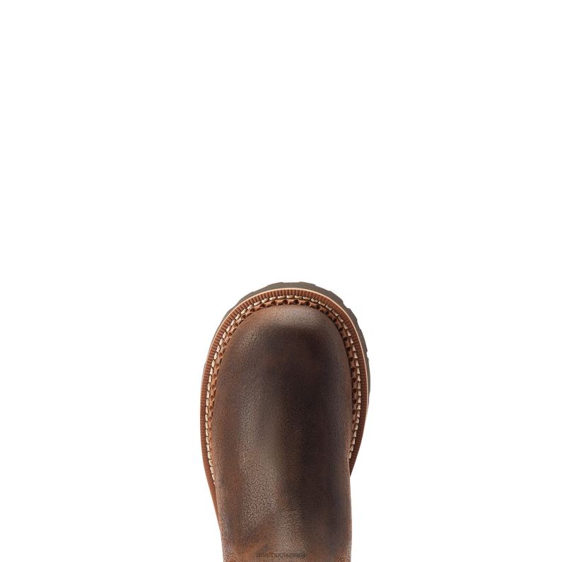 Ariat calzado mujer bota vaquera fatbaby twin gore P0RPZ2216 nogal desgastado