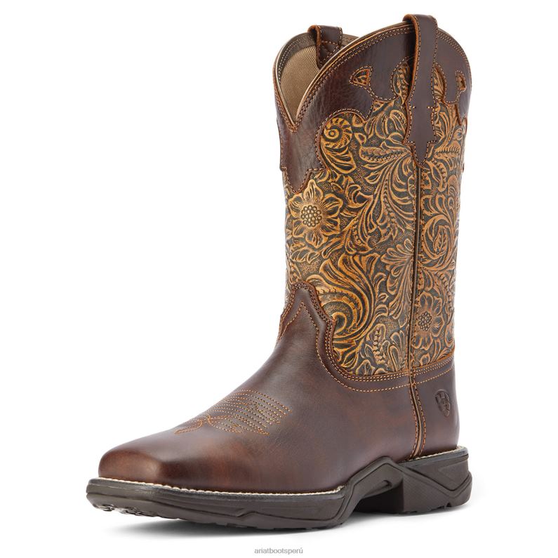 Ariat calzado mujer bota vaquera himno sabana P0RPZ2148 arcilla rica