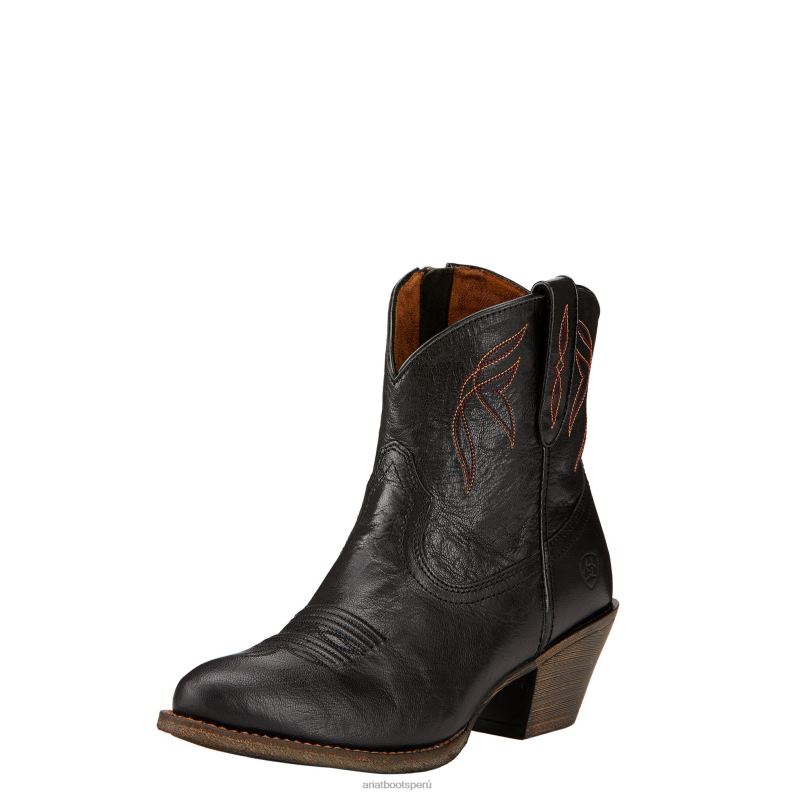 Ariat calzado mujer bota vaquera querida P0RPZ2109 viejo negro