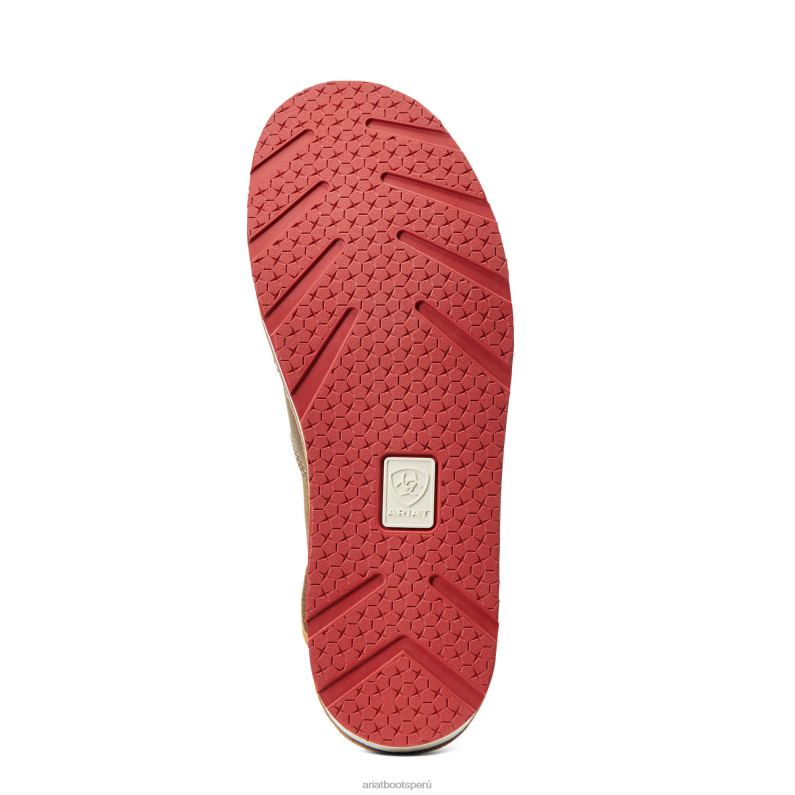 Ariat calzado mujer crucero 1 P0RPZ2428 bombardero marrón/bandera desgastada