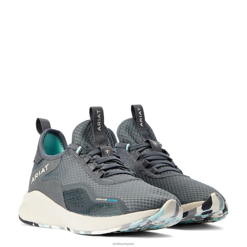 Ariat calzado mujer encender impermeable P0RPZ2369 azul acero