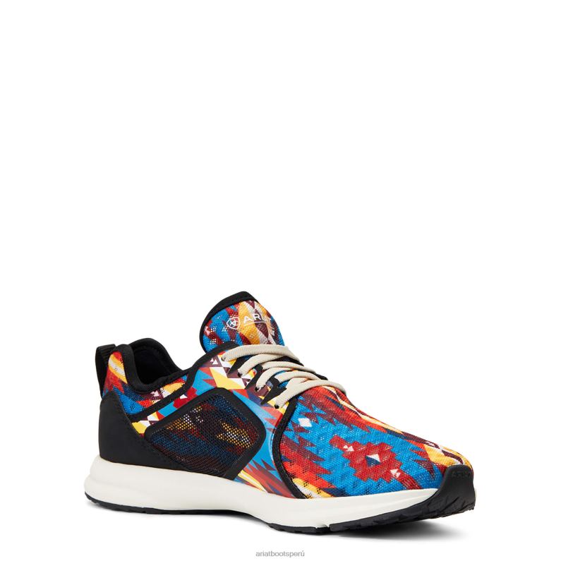 Ariat calzado mujer fusible P0RPZ2435 estampado geográfico azul