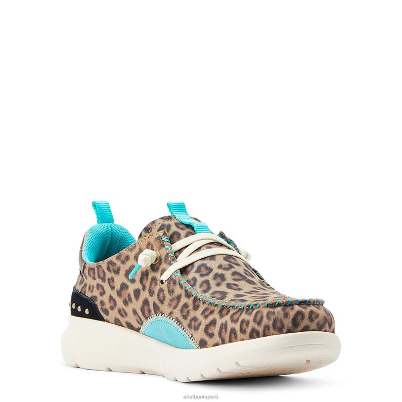 Ariat calzado mujer tachuelas de hilo P0RPZ2425 leopardo neutro