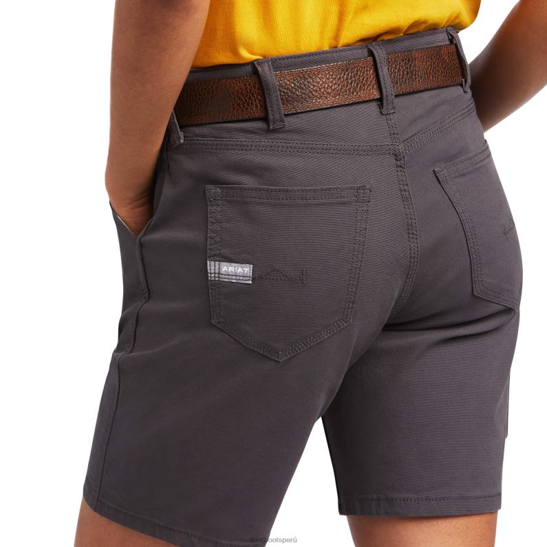 Ariat fondos mujer barra de refuerzo durastretch hecha resistente y corta P0RPZ2686 barra de refuerzo gris