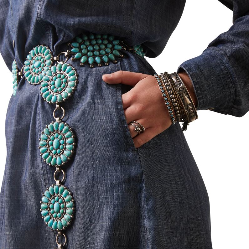 Ariat fondos mujer vestido clasico P0RPZ3304 azul denim