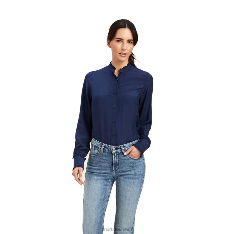 Ariat tapas mujer blusa clarín P0RPZ3025 Armada