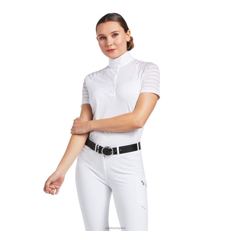 Ariat tapas mujer camisa aptos vent show P0RPZ3671 blanco