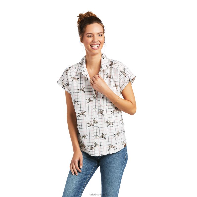 Ariat tapas mujer camisa cenit P0RPZ3225 control de galope
