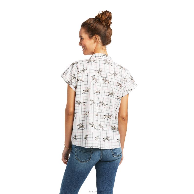 Ariat tapas mujer camisa cenit P0RPZ3225 control de galope